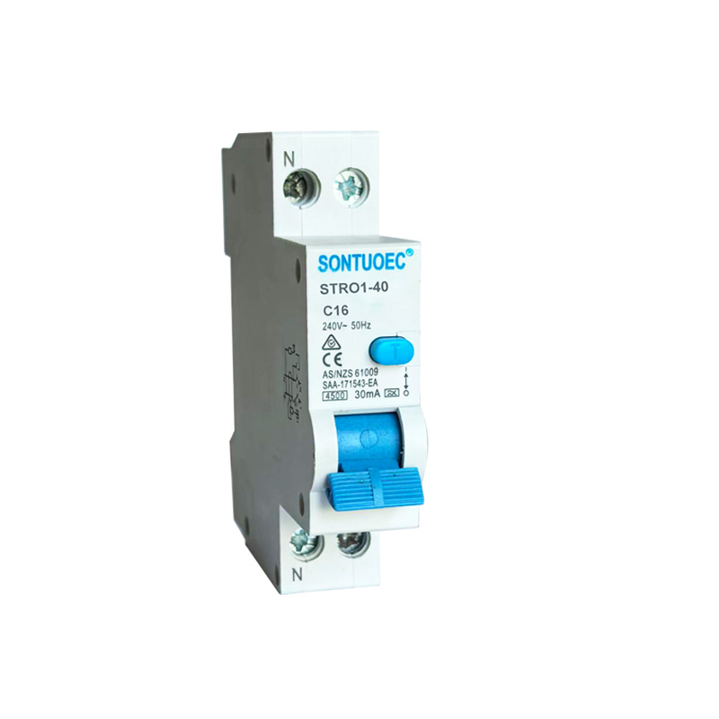 6ka Residual Current Circuit Breaker Over Current Protection RCBO