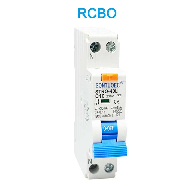 Din Rail RCBO 1P+N Leakage Circuit Breaker