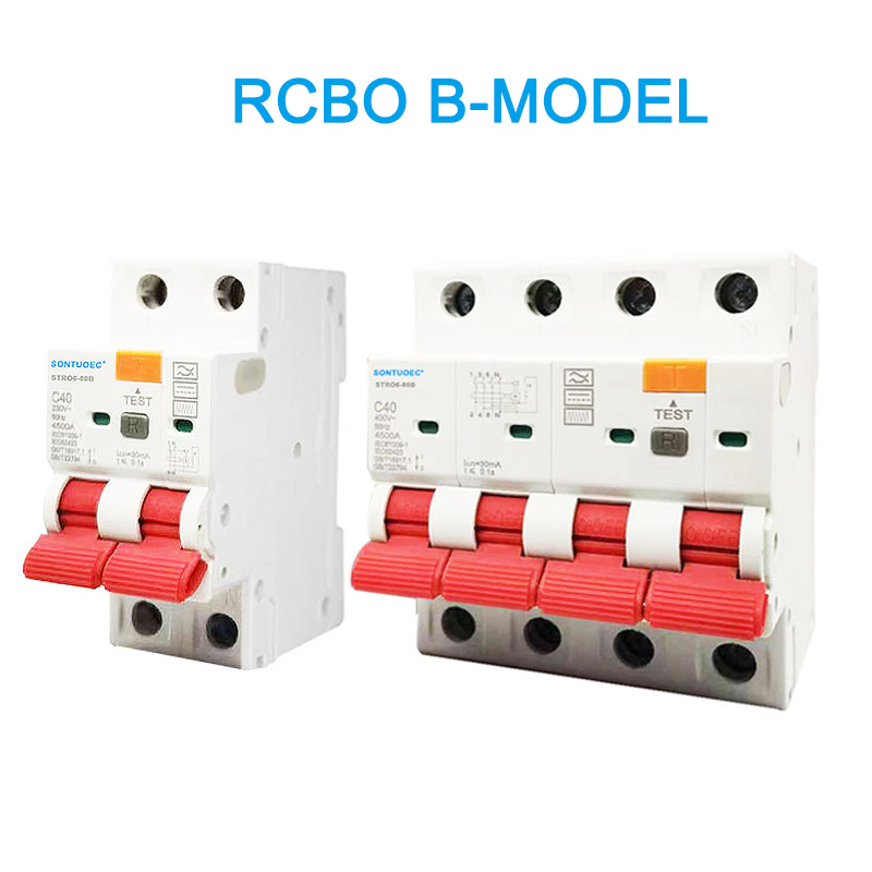 RCBO B Model 2p 4p Residual Current Circuit Breaker