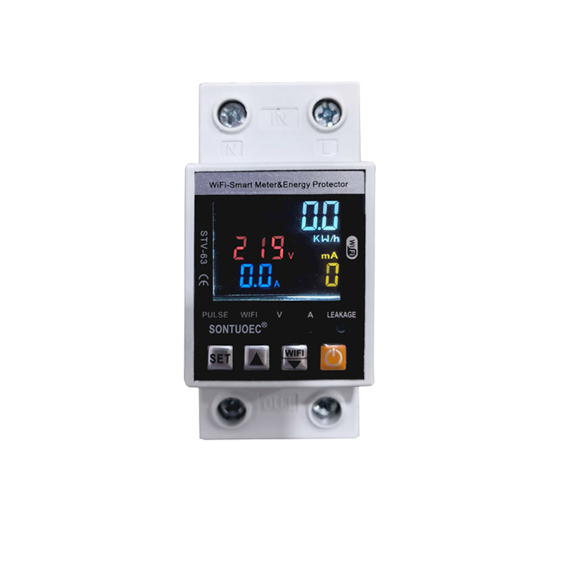 WiFi Smart Meter & Energy Voltage Protector 63A