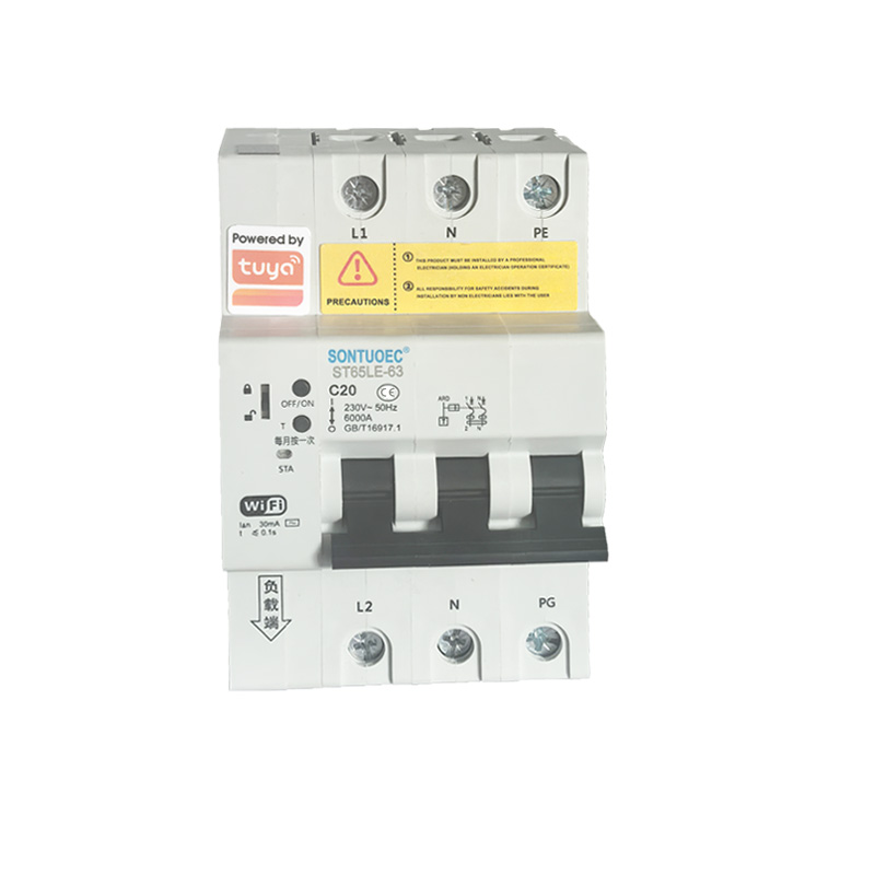 WiFi ST65LE-63wf2 Series Multi Functional IoT Intelligent RCBO Intelligent Circuit Breaker